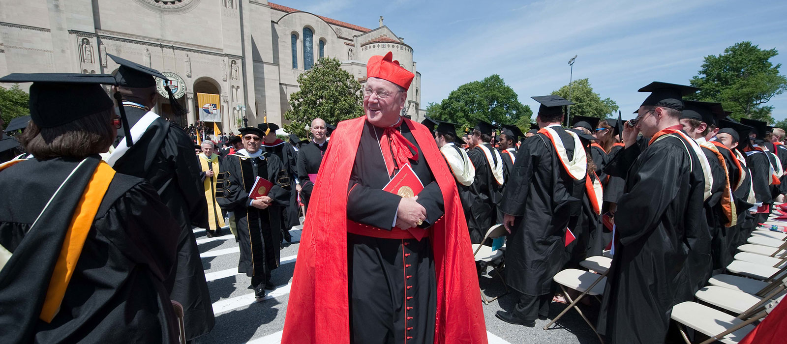 Cardinal Timothy Dolan at Catholic University Commencement
