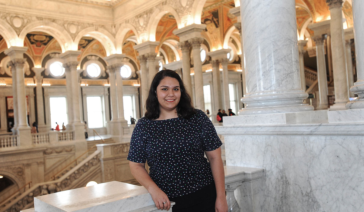 Student at Library of Congress