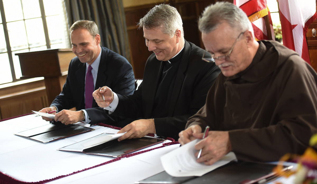 Catholic University and Carmelite Order sign agreement
