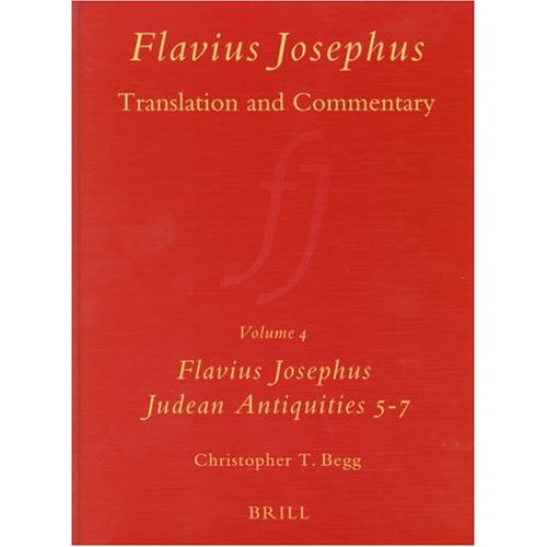 Flavius Josephus Judean Antiquities 5-7 cover