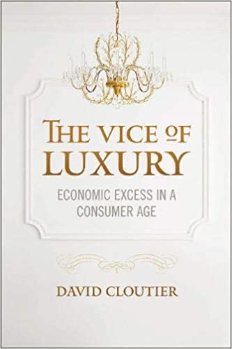 The Vice of Luxury cover
